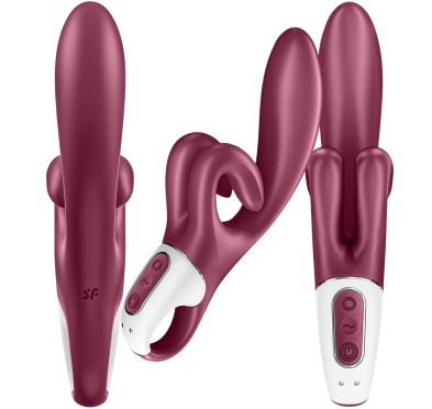 Wibrator króliczek Satisfyer Touch Me bordowy